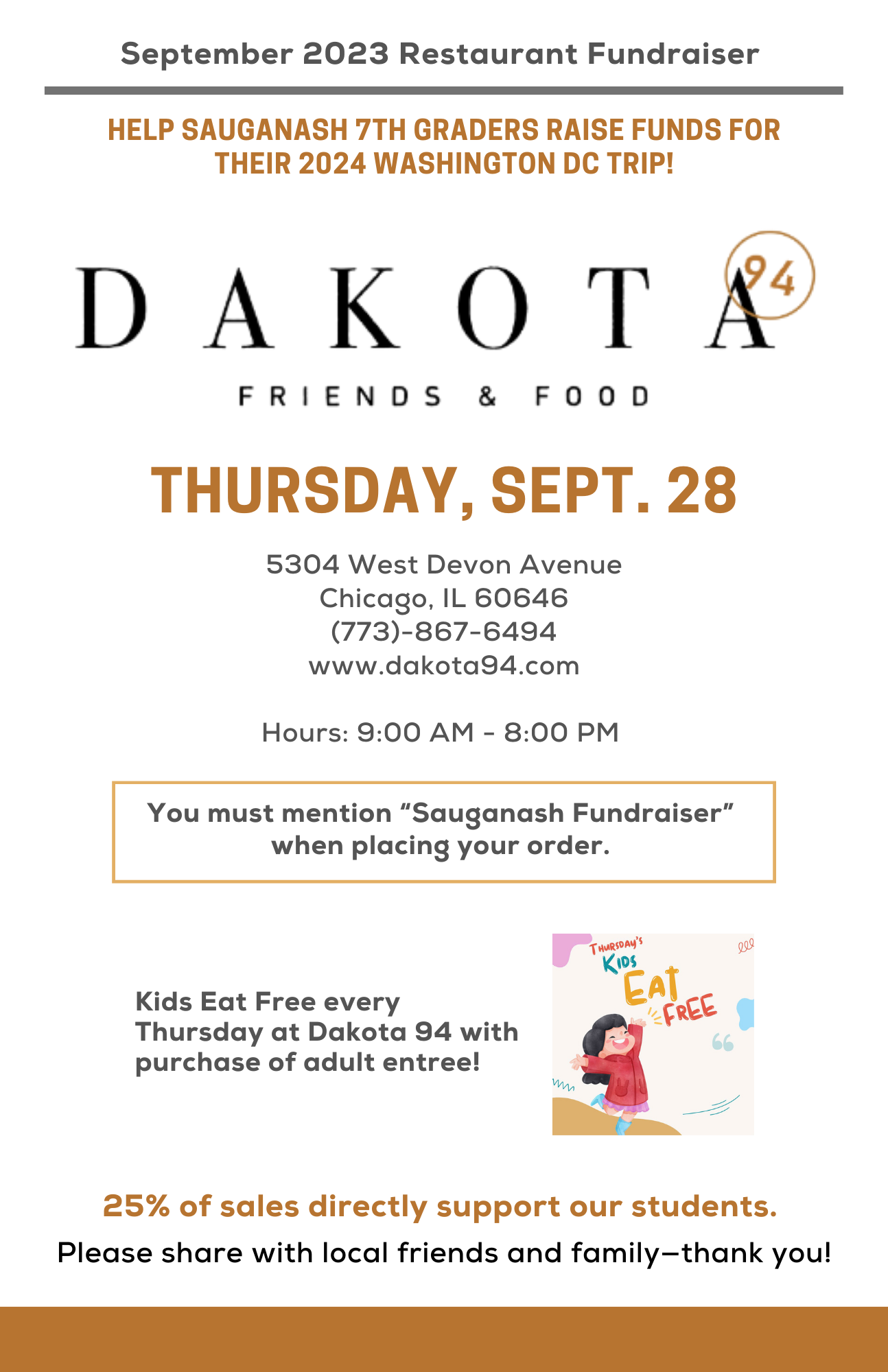Dakota 94 Fundraiser – 9/28