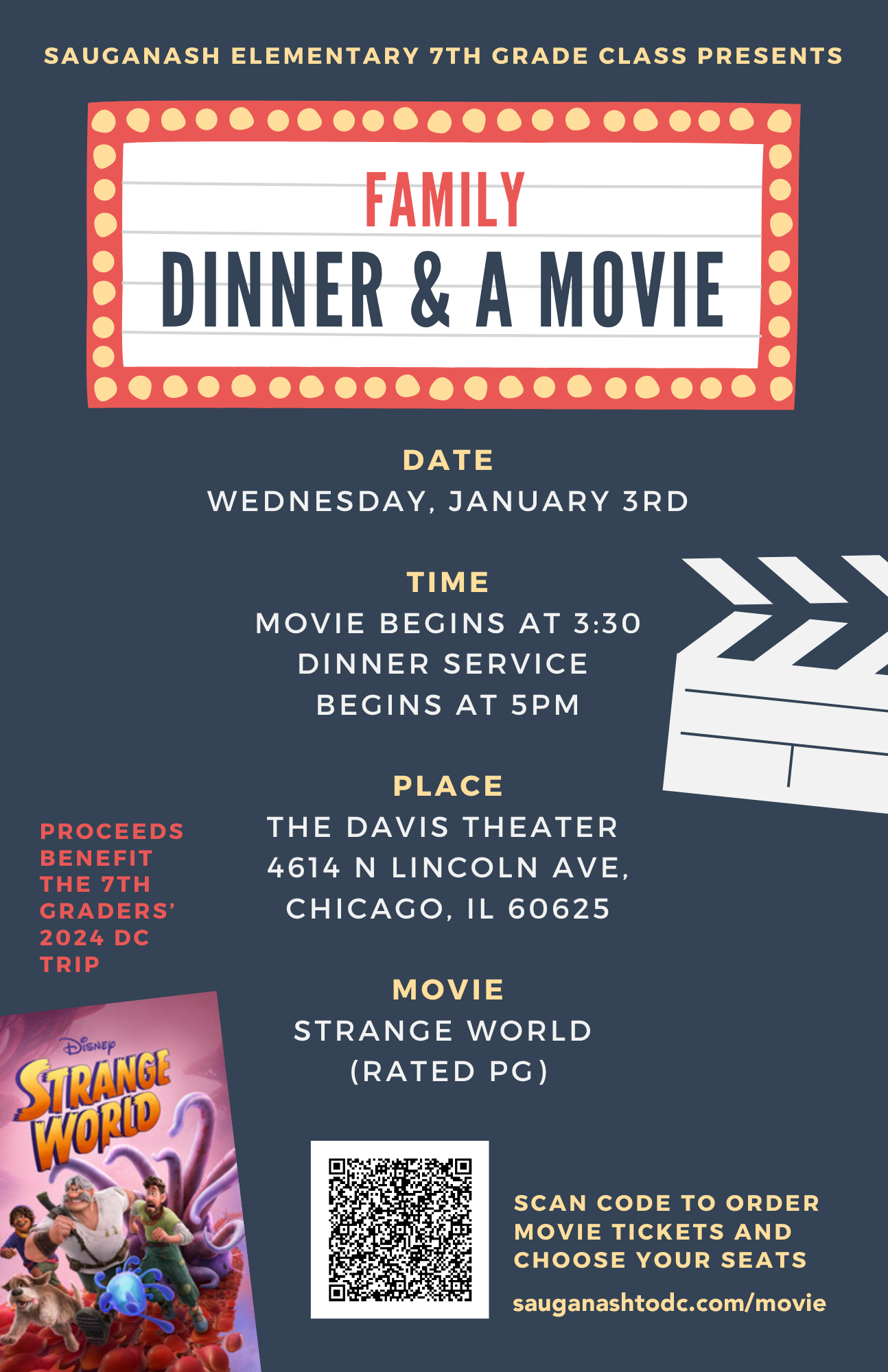 Tickets Now On Sale for Movie Night at the Davis Theater – Wednesday, January 3rd
